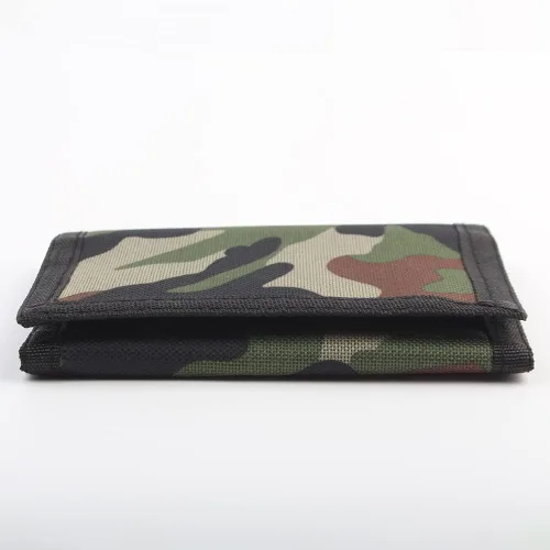 Miniatura 2 de NITORT Carteras deportivas de lona al aire libre para niños, bonita cartera con cremallera para niños, bolsillo frontal con adhesivo mágico