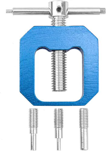 Miniatura 4 de ShareGoo - Extractor de engranajes de motor a control remoto, herramienta universal para extractor de dientes de piñón, compatible con HSP HPI Azul