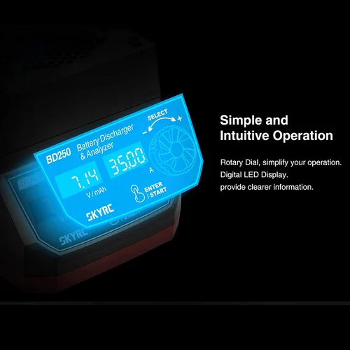 Miniatura 6 de SkyRC BD250 250W 35A LiPo/LiHV/NiMH Descargador y analizador de batería