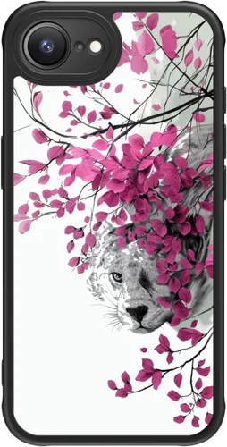 Miniatura 54 de FUNMIKO Funda para iPhone 16 Plus, carga inalámbrica y protección de grado militar, diseño floral moderno para mujeres y niñas, funda antideslizante