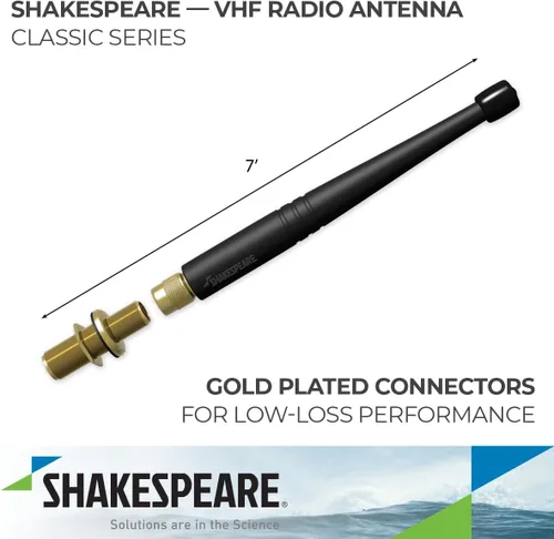 Miniatura 2 de Shakespeare Antena de pato de goma VHF 7in 5912