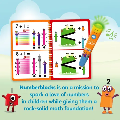 Miniatura 5 de Educational Insights Hot Dots Numberblocks - Libro de trabajo números del 1 al 10 con bolígrafo interactivo, más de 75 actividades, regalo