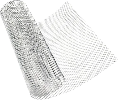 Miniatura 12 de Modengzhe - Malla para parrilla de auto de 40 x 13 pulgadas, negra universal, malla de aleación de aluminio para rejilla de auto, rollo