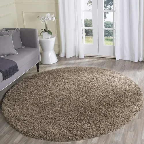 Miniatura 76 de SAFAVIEH Laguna Shag Collection - Alfombra decorativa, 2 pies 3 pulgadas x 4 pies, color beige, diseño sólido, no desprende pelusa y de fácil