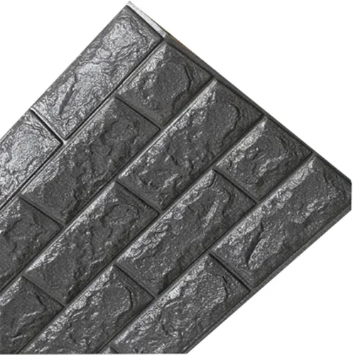 Miniatura 12 de Calcomanías de pared de ladrillo impermeables 3D de 27.56 x 11.81 pulgadas, paneles de pared autoadhesivos de espuma para TV, sala de estar