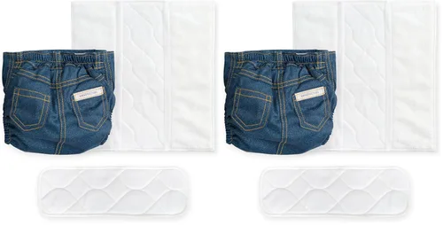 Miniatura 11 de Amazing Baby SmartNappy Cubre pañal de mezclilla NextGen Hybrid Azul pastel