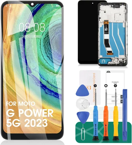 para Motorola Moto G Power 0.18 oz 2023 Reemplazo de pantalla para Moto G Power 0.18 oz 2023 Reparación de digitalizador LCD para Moto XT2311-3