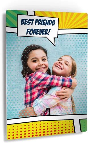 Miniatura 13 de Smile Art Design Decoración de pared personalizada de metal de alta calidad, panel de aluminio rígido brillante HD, coloca tu foto en metal, listo