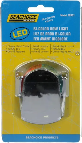 Miniatura 5 de SEACHOICE Luz de arco LED, navegación marina, cromo bicolor, visibilidad de 1 milla para vela o lanchas motoras de menos de 39 pies