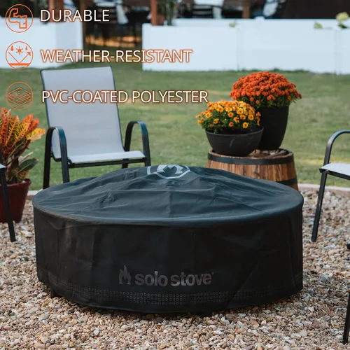 Miniatura 5 de Solo Stove Surround Shelter Small Funda protectora para mesa envolvente de hoguera, resistente a la intemperie, acrílico teñido
