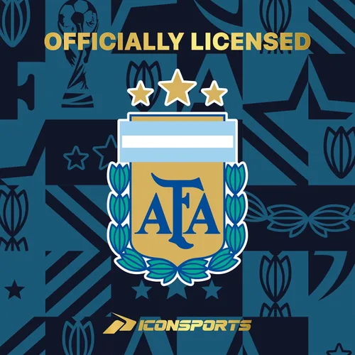 Miniatura 7 de Icon Sports Balón de fútbol de la Asociación Argentina de Fútbol con licencia Messi-Blanco