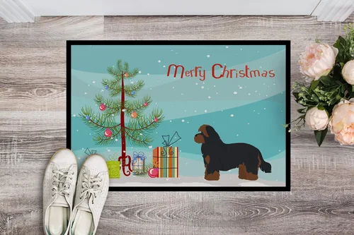 Miniatura 202 de Caroline's Treasures CK3799MAT Akita Shepherd - Tapete de árbol de Navidad de 18 x 27 pulgadas, tapete para puerta delantera, interior y exterior