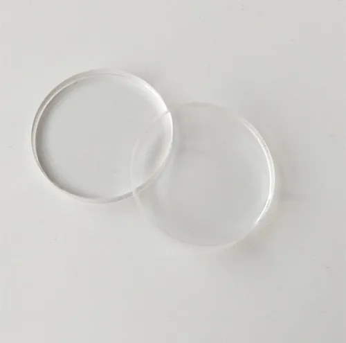 Miniatura 4 de MEYA Juego de 40 discos acrílicos transparentes, plexiglás cortado con láser, círculo redondo de 1/8 pulgadas (0.5 pulgadas)