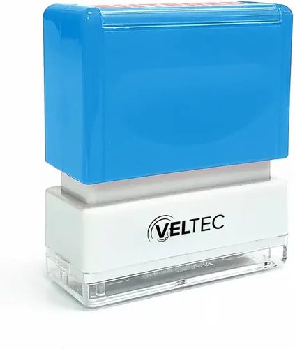 Miniatura 4 de Veltec Sello de mensaje preentintado premium, tinta roja (confidencial)