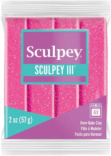 Miniatura 3 de Sculpey III Arcilla para hornear horno 2oz-Granate purpurina granate