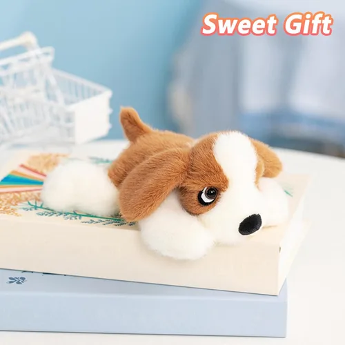 Miniatura 6 de PEACH CAT Basset Hound Perro de Peluche Animal de Peluche Lindo Peluches de Cachorros Pequeños Juguetes de Peluche Regalos para Niños