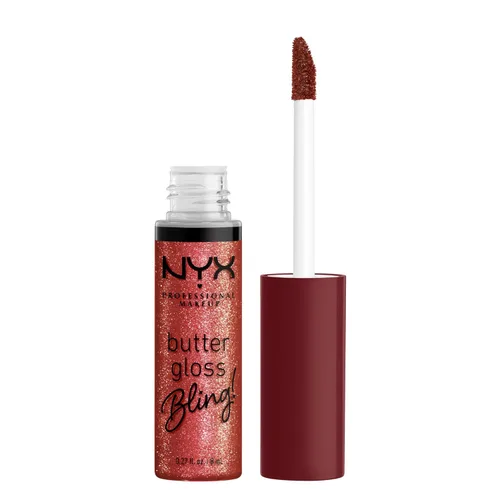 Miniatura 10 de NYX MAQUILLAJE PROFESIONAL Brillo de mantequilla, brillo de labios no pegajoso - crema brulée (natural)