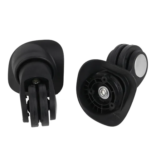 Miniatura 5 de 2 pares de ruedas de repuesto para equipaje 360 ruedas giratorias de maleta doble 1.22 x 1.06 pulgadas W024