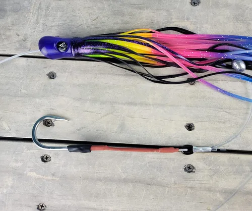Miniatura 6 de Lobo Lures #207 Skipjack híbrido UV Big Game Trolling Lure - Señuelo para margaritas (8.0 in)