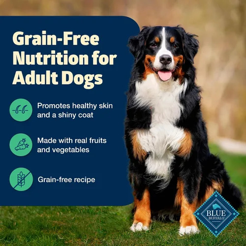 Miniatura 3 de Blue Buffalo Freedom - Alimento seco para perros sin granos, nutrición completa y equilibrada para perros adultos, fabricado en los Estados Unidos
