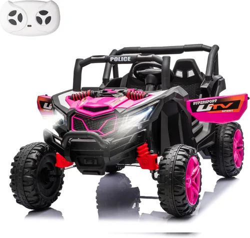 Juguetes de Montar de 24V 4x4 Buggy de Montar con Control Remoto Alimentado por Batería Carro Eléctrico para Niños Vehículos Todo Terreno Lado a