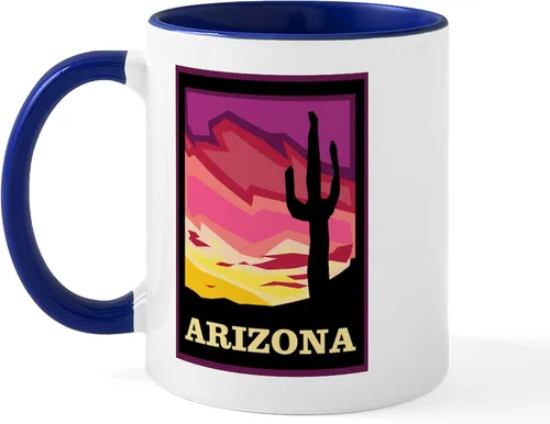 Miniatura 26 de CafePress ARIZONA Mugs Taza de café de cerámica de 11 oz (11.0 fl oz)
