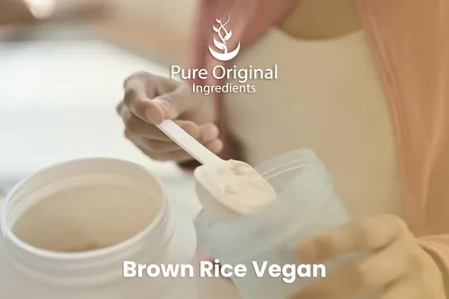 Miniatura 4 de PURE ORIGINAL INGREDIENTS Polvo de proteína vegana de arroz integral (1 libra) de arroz integral germinado, sin gluten, batidos y batidos