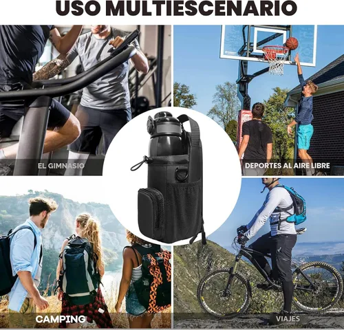 Miniatura 6 de Bolsa magnética de gimnasio para hombres y mujeres, soporte magnético para botella de agua para gimnasio, bolsa de gimnasio pequeña, regalos