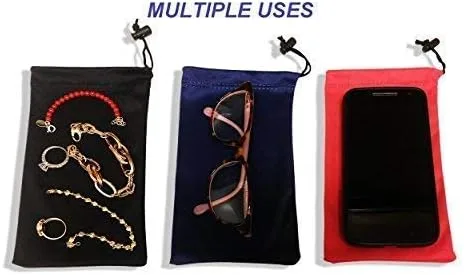 Miniatura 5 de Bolsa de microfibra para gafas de sol de alta calidad con cierre de resorte