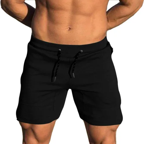 EVERWORTH - Shorts de entrenamiento para hombre, pantalones cortos de entrenamiento ajustados para correr, con bolsillo con cremallera, en 3 colores