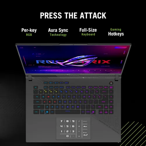 Miniatura 5 de ASUS ROG Strix G16 (2025) Laptop para juegos, 16” ROG Nebula 16:10 2.5K 240Hz/3ms, NVIDIA® GeForce RTX™ 5070 Ti, procesador AMD Ryzen™ 9 9955HX3D