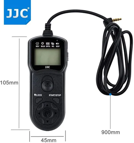 Miniatura 6 de Intervalómetro con temporizador con cable, control remoto de liberación del obturador y soporte de clip para Sony A1 II A7RV A7R IV A7 IV III II