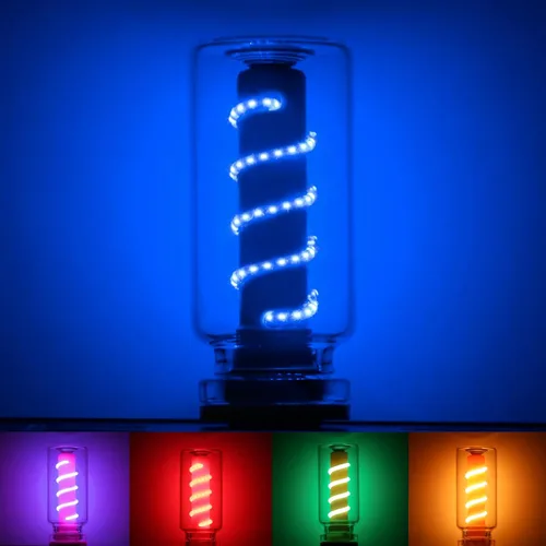 Lámparas retro para automóvil, luz nocturna USB para automóvil, lámpara de filamento LED regulable táctil, luz ambiental LED, alimentación por USB,