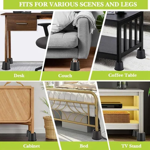 Miniatura 3 de Furniture Risers 4 Inch Bed Risers Heavy Duty for Table Desk Couch Chair Sofa Cabinet Bed Frame Dorm