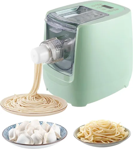 Máquina eléctrica para hacer pasta, máquina automática para hacer pasta con 13 discos para espaguetis y fettucina y más, máquina para hacer pasta de