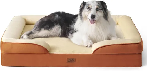 Miniatura 96 de Bedsure Cama ortopédica XL para perros extragrandes, cama lavable para perros y gatos, impermeable, cómodo sofá para perros con funda extraíble