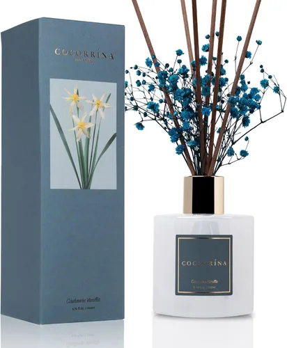 Miniatura 68 de Cocorrína Juego de difusor de varillas - Difusor perfumado de rosa satinada con varillas para el hogar, difusor de varillas para decoración