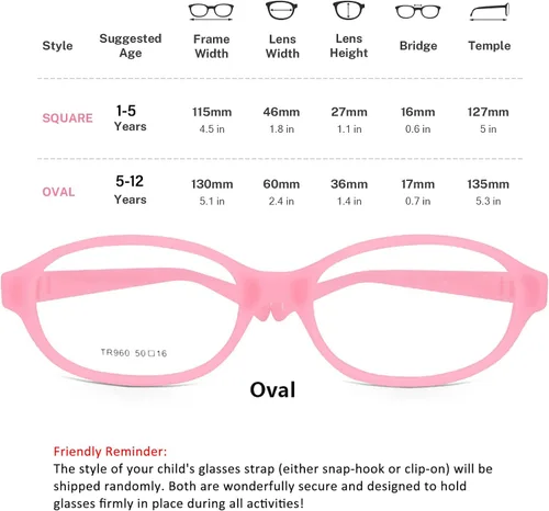 Miniatura 11 de AQWANO Children Optical Glasses Frame tr90 Flexible Bendable One-piece Safe Eyeglasses Girls Boy
