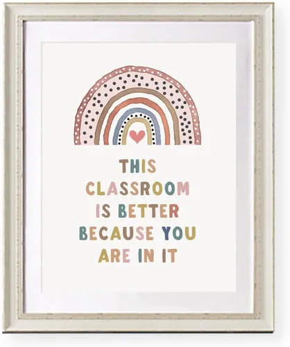 Miniatura 5 de This Classroom Is Better Because You Are In It, Boho Classroom Decor, Classroom Poster, Playroom Decor, Acceptance Sign, Teacher Sign, Back to