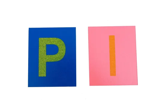Miniatura 5 de Adena Montessori Letras de papel de lija en minúsculas y mayúsculas, material de aprendizaje para el desarrollo temprano del niño, juguete