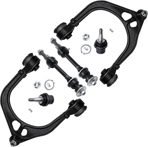 Miniatura 116 de Detroit Axle - Kit de extremo delantero para Chrysler 300 Dodge Charge Challenger 2011-2023, 2 brazos de control inferiores traseros 2 rótulas