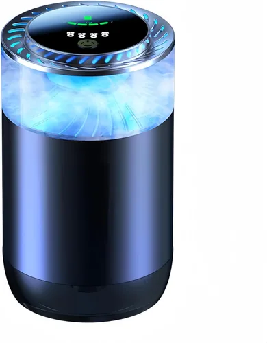 Difusor inteligente para automóvil con paquetes de aceite fragante, difusor de aroma con luz colorida, ambientador de aire para automóvil con