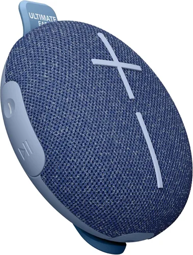 Ultimate Ears MINIROLL Altavoz Bluetooth ultra portátil impermeable, graves grandes, IP67 a prueba de polvo, rango de 131 pies, azul suave