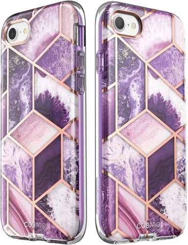 Miniatura 7 de i-Blason Cosmo Series - Funda diseñada para iPhone SE 2020/iPhone 7/iPhone 8, [protector de pantalla integrado] elegante funda protectora