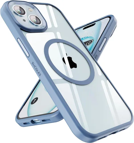 Miniatura 31 de SUCGLES Funda para iPhone 13 Pro Max con MagSafe, imán ultra fuerte N56, protección contra caídas de 12 pies, antiamarilleo, funda magnética