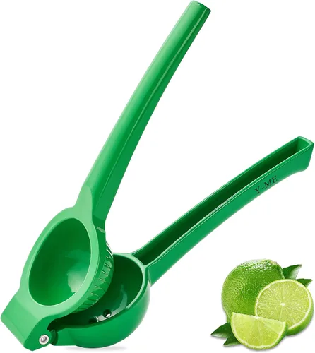Y-ME Exprimidor manual de cítricos y limón, exprimidor de frutas, prensa de lima, herramienta profesional de cocina (lima)
