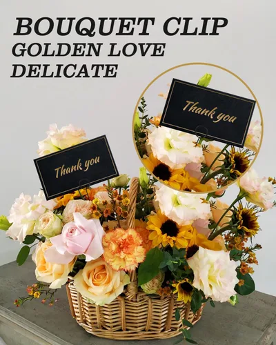 Miniatura 7 de Avsty 30 tarjeteros florales con púas de alambre para bodas, soporte de clip de fotos de metal, soporte para números de nombre de mesa, soporte