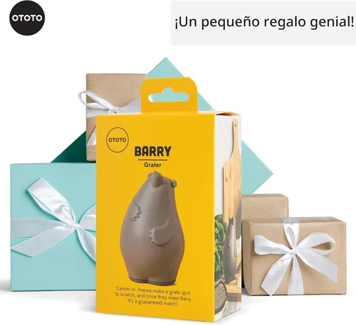 Miniatura 6 de OTOTO Rallador - Acero inoxidable, sin BPA, apto para lavavajillas, divertido gadget de cocina, rallador de verduras, lindos regalos y accesorios