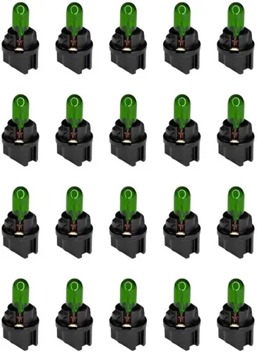 Miniatura 12 de 20 piezas T5 17 57 86 Kits de bombillas de halogénuro para panel de instrumentos, luz de tablero de 12V para interior de automóvil, bombilla
