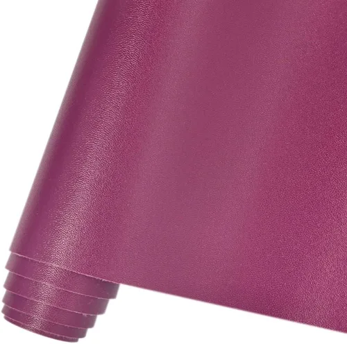 Miniatura 12 de HYANG - Hojas de piel sintética de color liso beige, 1 rollo de 12 x 53 pulgadas, piel sintética ideal para hacer proyectos de manualidades hechos a